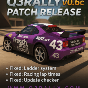 Q3Rally v0.6c Patch Release