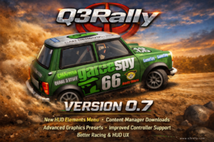 Q3Rally v0.7 Released